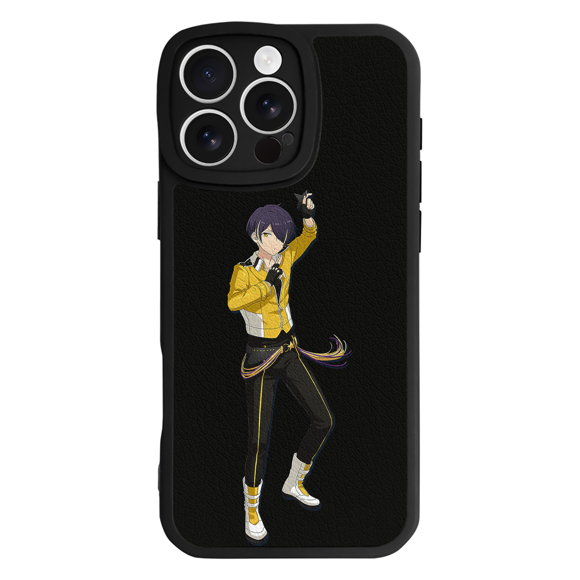 （画像用） あんさんぶるスターズ! Ensemble Stars 【iPhone 16シリーズ対応】シリコンスマホケース（レザー調） 材質：シリコン